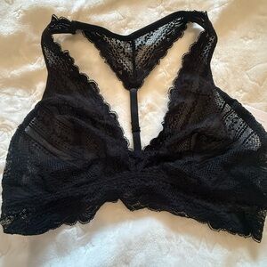 Auden Black Lace Racerback Bralette - Size M - NWT